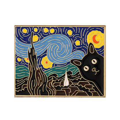 Pin Metalico Van Gogh y obras