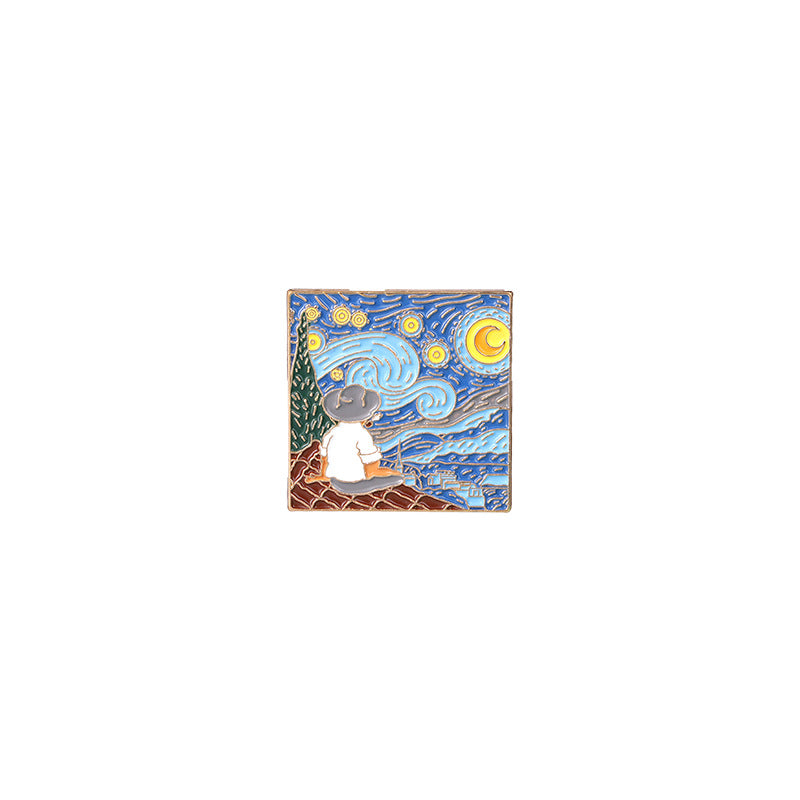 Pin Metalico Van Gogh y obras
