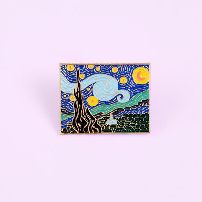 Pin La Noche Estrellada l Vincent Van Gogh